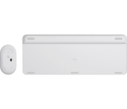 Logitech 920-009205 tangentbord Mus inkluderad Universal RF Trådlös QWERTY Amerikanskt internationellt Vit