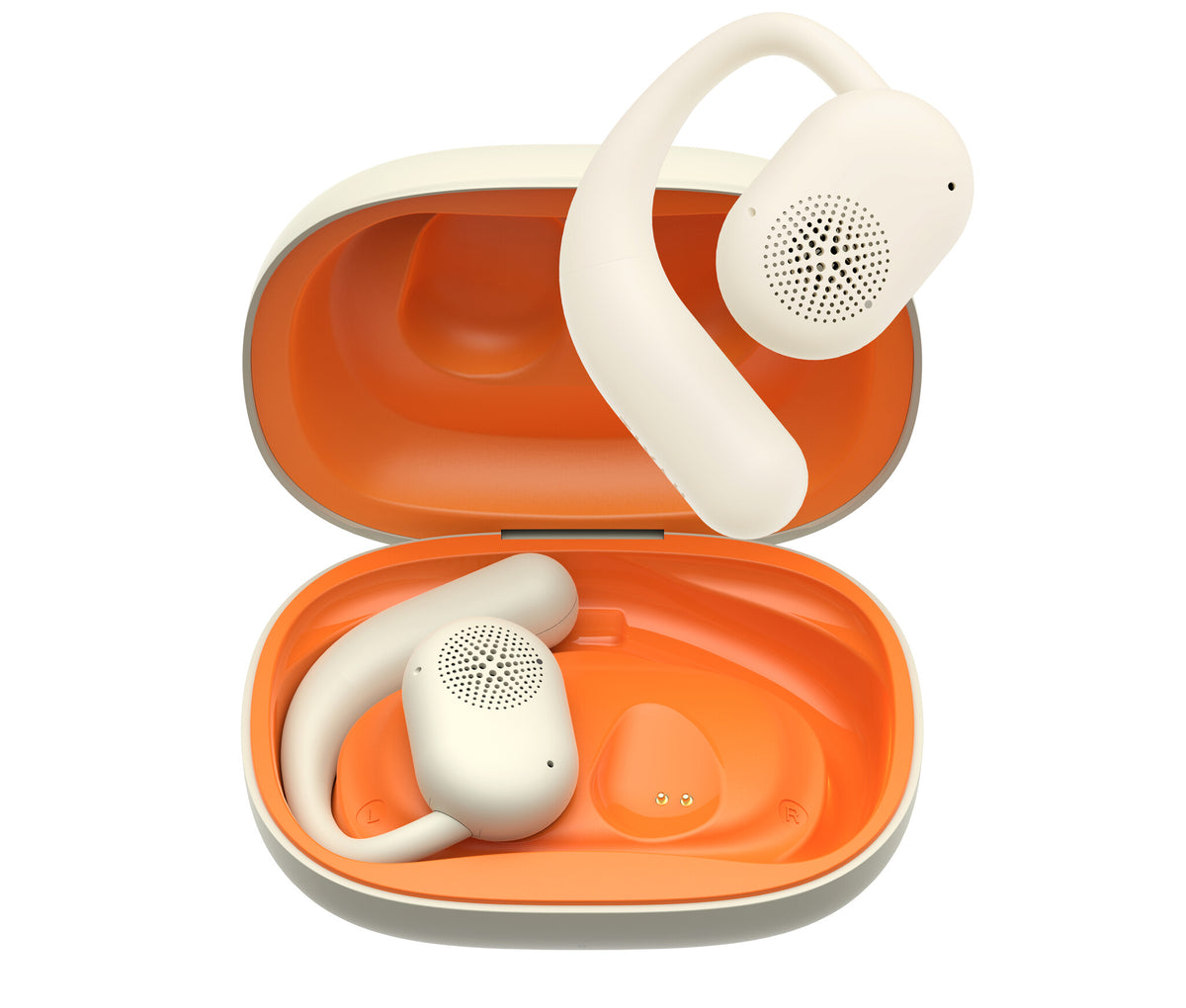 Havit OWS914 (Beige) Hörlurar True Wireless Stereo (TWS) Öronkrok Samtal/musik Bluetooth
