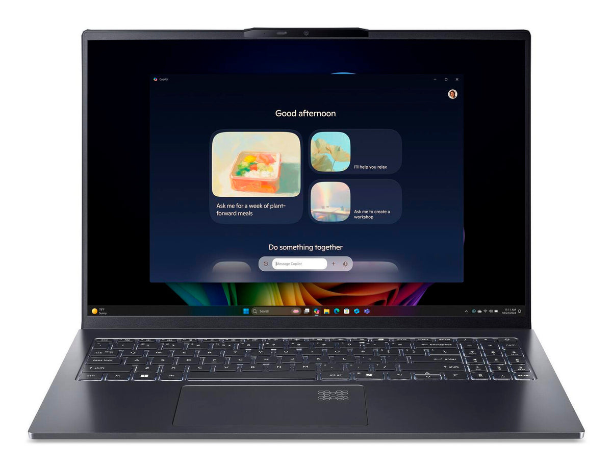 Acer Swift SFG16-61-R6QV Copilot+ PC AMD Ryzen AI 7 350 Bärbar dator 40,6 cm (16") WUXGA+ 32 GB LPDDR5x-SDRAM 1 TB SSD Wi-Fi 7 (802.11be) Windows 11 Home tyska Grå