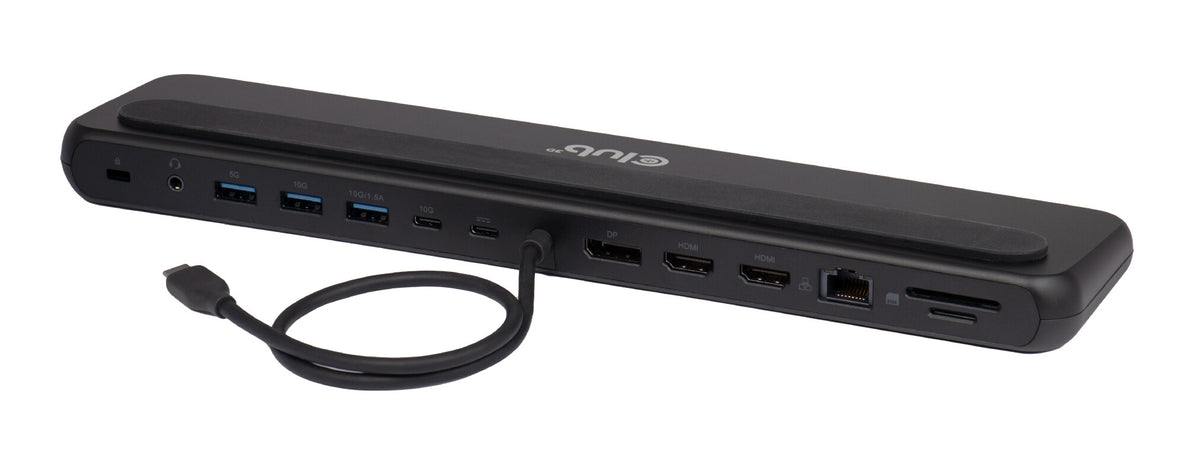 CLUB3D CSV-2541 dockningsstationer för bärbara datorer Dockning USB 3.2 Gen 1 (3.1 Gen 1) Type-C Svart