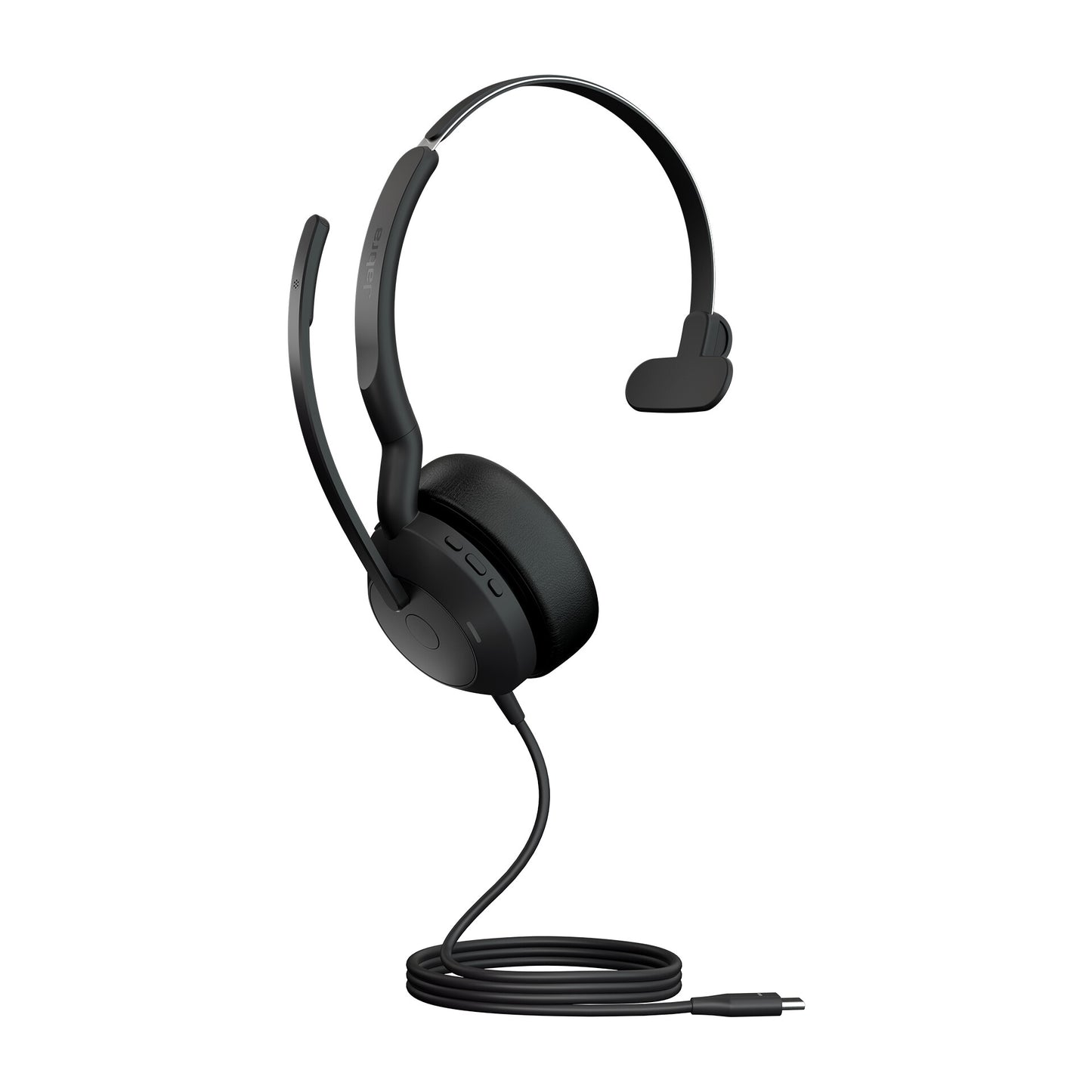 Jabra Evolve2 50 Headset Kabel Huvudband Kontor/callcenter USB Type-C Svart