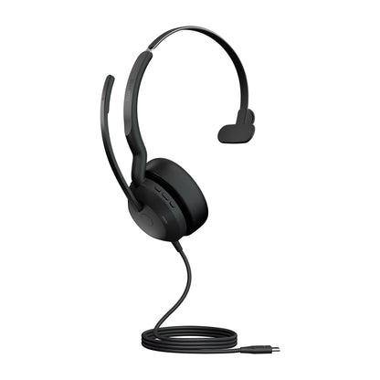 Jabra Evolve2 50 Headset Kabel Huvudband Kontor/callcenter USB Type-C Svart