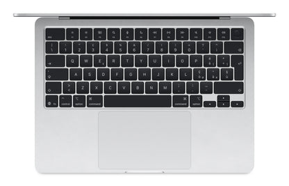 Apple MacBook Air Apple M M4 Bärbar dator (13.6") 16 GB 256 GB SSD Wi-Fi Sequoia Silver (Danskt tangentbord)