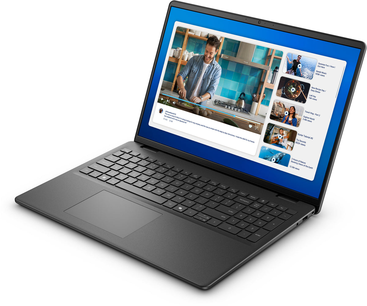 DELL DC16250 Intel Core 5 120U Bärbar dator 40,6 cm (16") Full HD+ 16 GB DDR5-SDRAM 512 GB SSD Wi-Fi 6 (802.11ax) Windows 11 Pro Svart