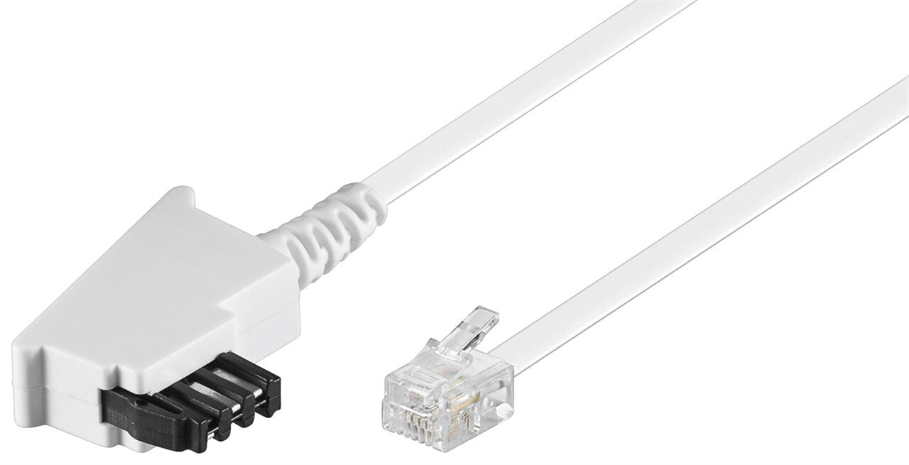 Goobay 68541 telefonkablar 10 m Vit