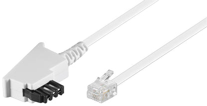 Goobay 68541 telefonkablar 10 m Vit