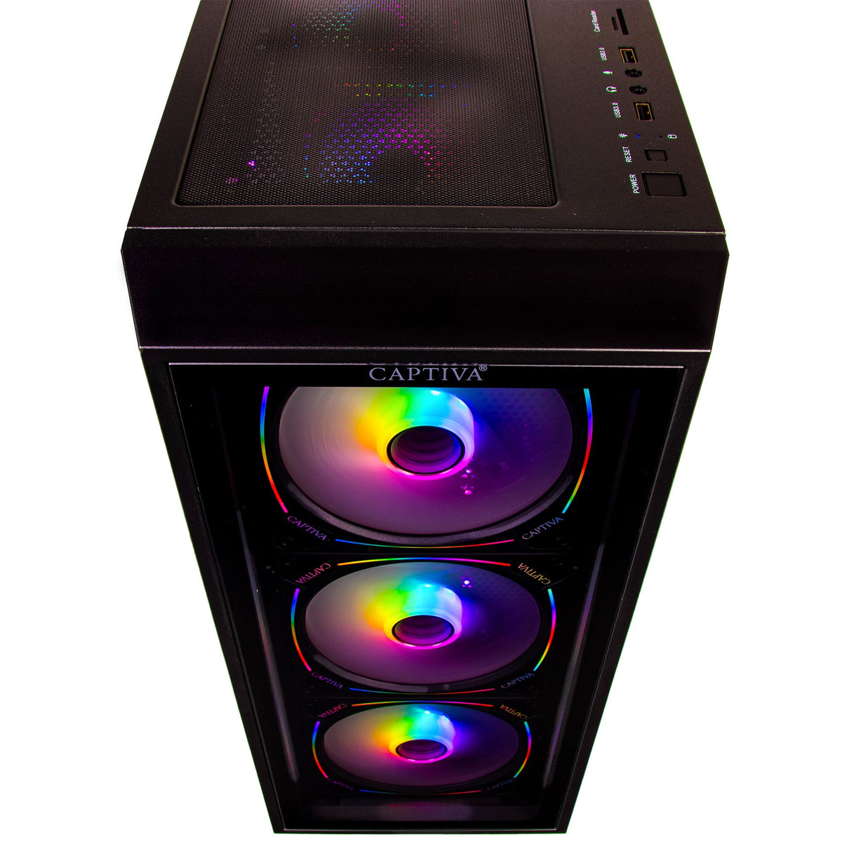 CAPTIVA PC Highend Gaming I89-832 (Ultra 7 265KF/RTX5070 12GB GDDR7/SSD 1TB/32GB/WLAN/Windows 11 Home 64-bit) Intel Core Ultra 7 DDR5-SDRAM NVIDIA GeForce RTX 5070 Svart