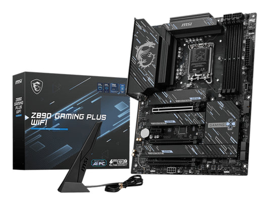 MSI Z890 GAMING PLUS WIFI moderkort Intel Z890 LGA 1851 (Socket V1) ATX