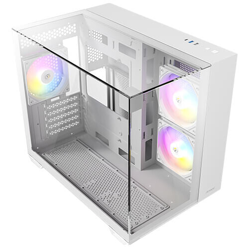 Antec CX600M Trio ARGB White Mini Tower Transparent, Vit