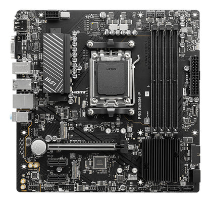 MSI PRO B650M-P moderkort AMD B650 AM5-sockel micro ATX