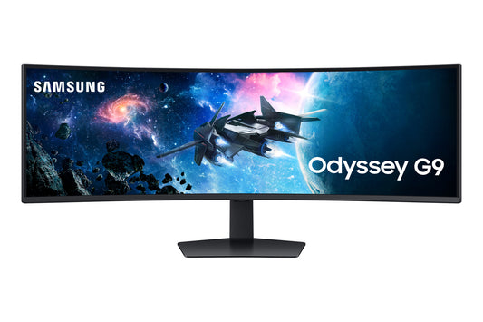 Samsung G95C platta pc-skärmar 124,5 cm (49") 5120 x 1440 pixlar Dual QHD LED Svart
