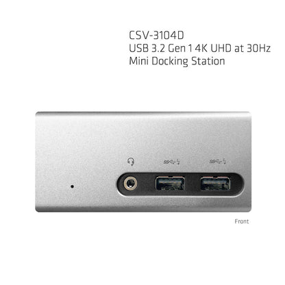 CLUB3D SenseVision USB 3.0 4K UHD Mini Docking Station