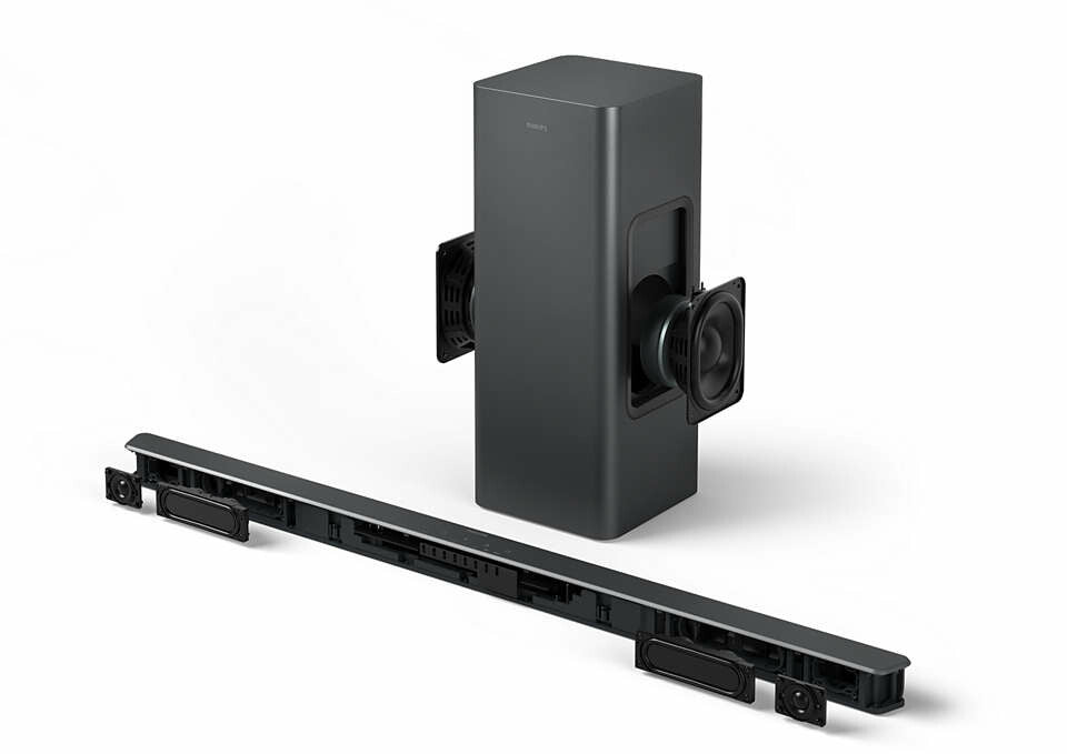 Philips TAB6309/10 soundbar-högtalare Grå 2.1 kanaler 160 W