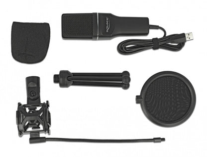 DeLOCK 66331 mikrofoner Svart Mikrofon till PC