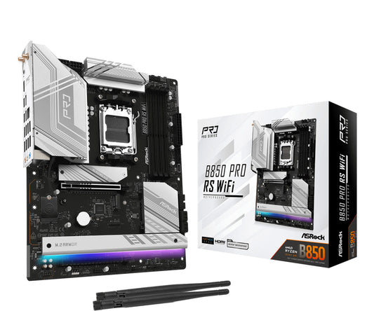 Asrock B850 Pro RS WiFi AMD B850 AM5-sockel ATX