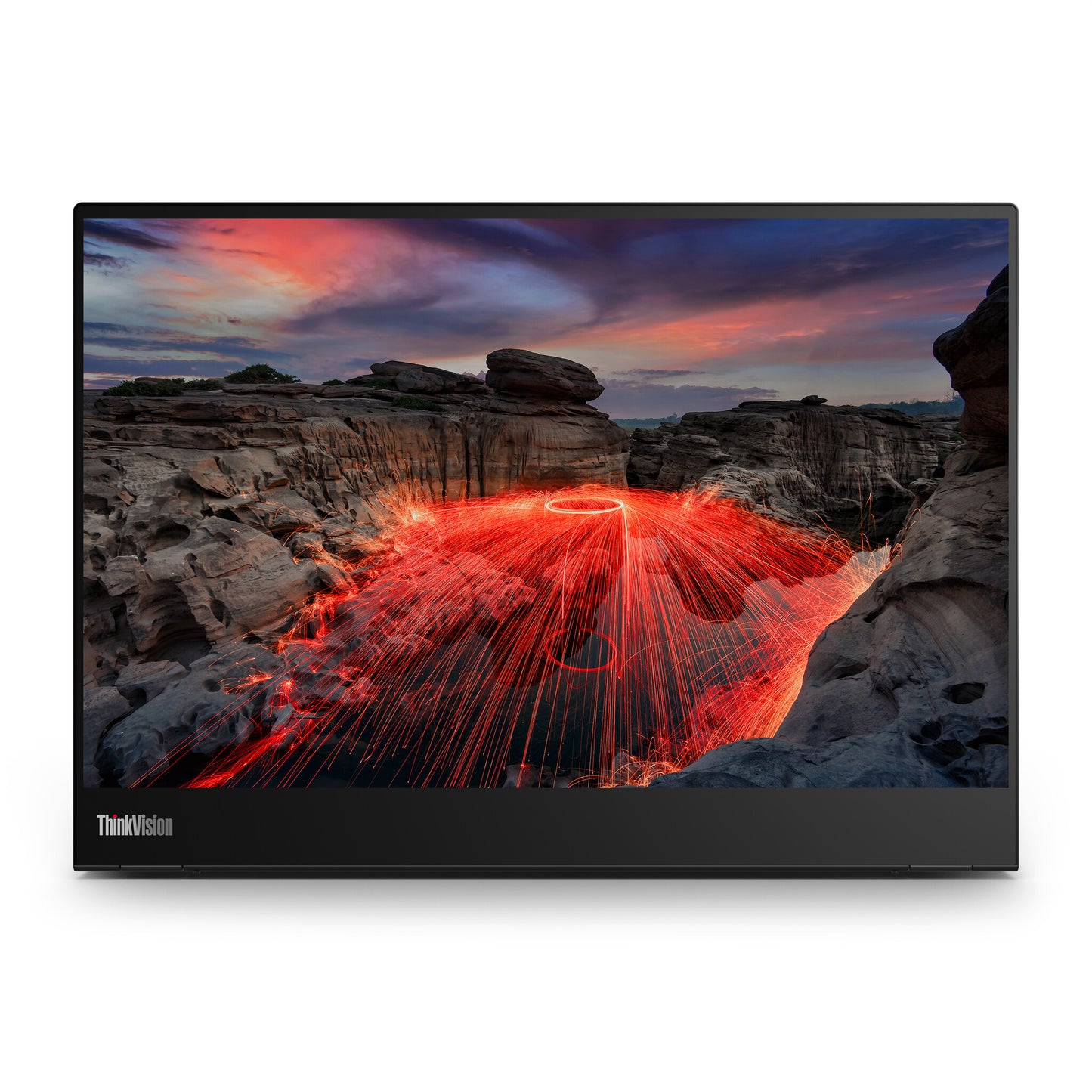 Lenovo ThinkVision M14t Gen 2 LED display 35,6 cm (14") 2240 x 1400 pixlar 2.2K Pekskärm Svart