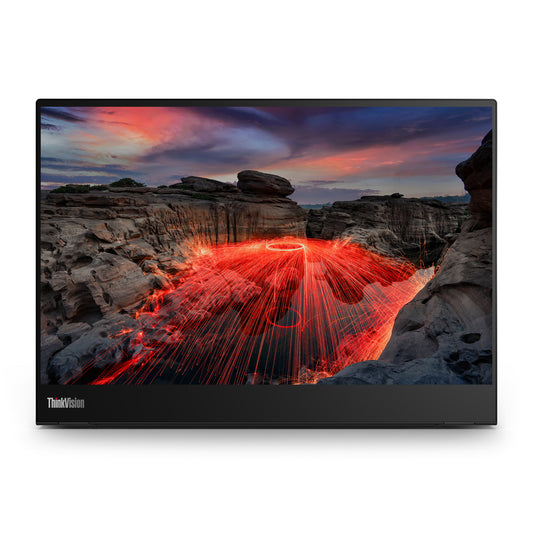 Lenovo ThinkVision M14t Gen 2 LED display 35,6 cm (14") 2240 x 1400 pixlar 2.2K Pekskärm Svart