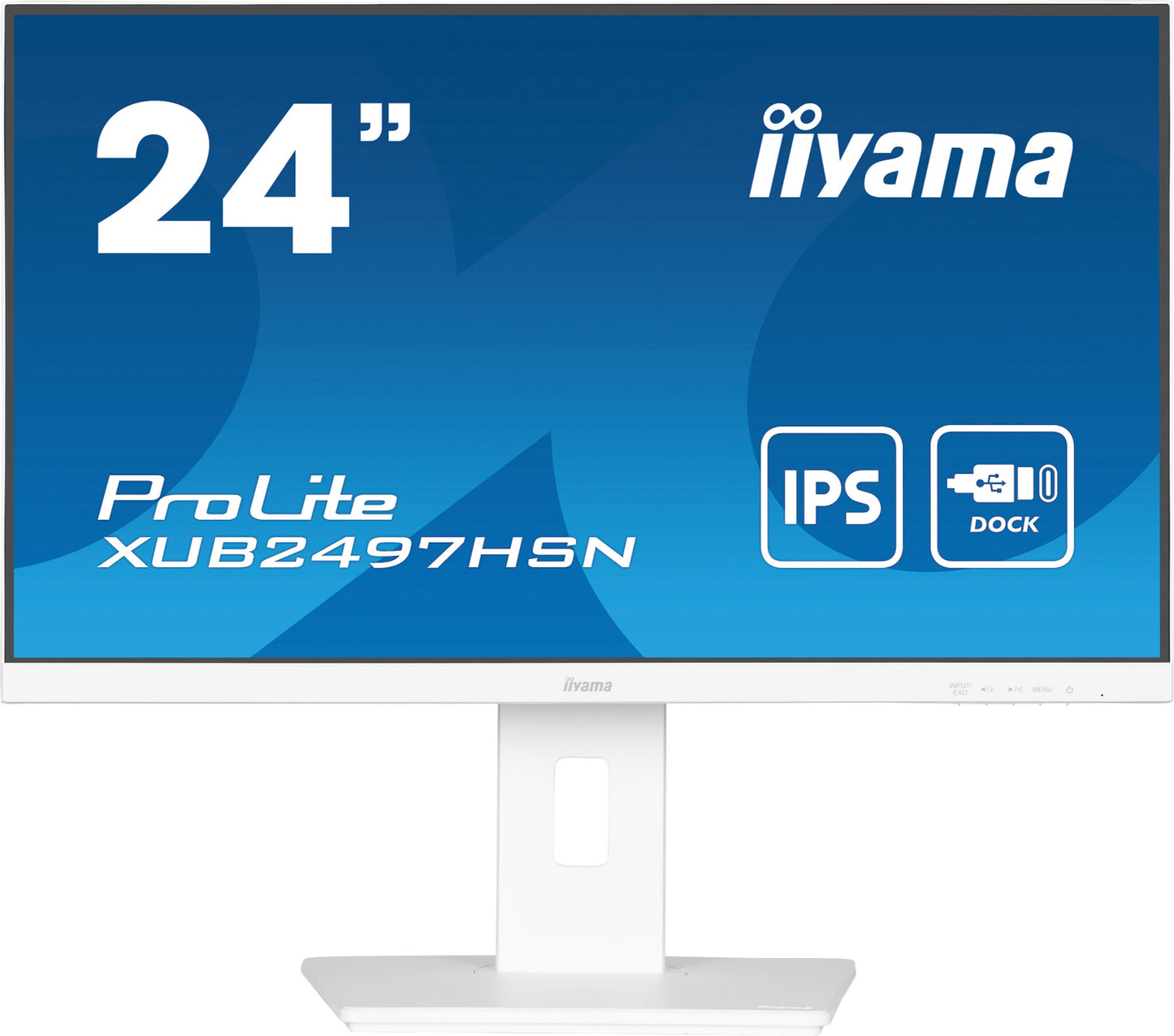 iiyama ProLite XUB2497HSN-W2 platta pc-skärmar 60,5 cm (23.8") 1920 x 1080 pixlar Full HD LED Vit