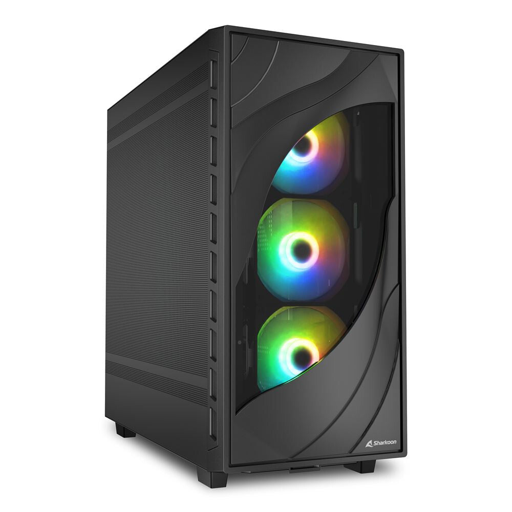 Sharkoon REBEL C80M RGB Midi Tower Svart