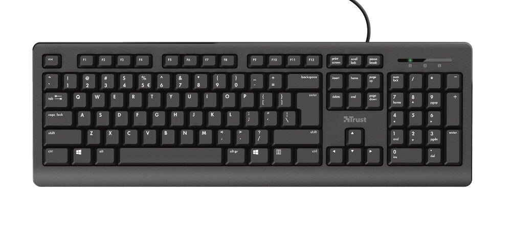 Trust Primo tangentbord Universal USB QWERTY Engelska (USA) Svart