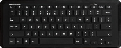 Mousetrapper Type Mini Wireless - Nordic tangentbord Universal USB + RF Wireless + Bluetooth QWERTY Svart