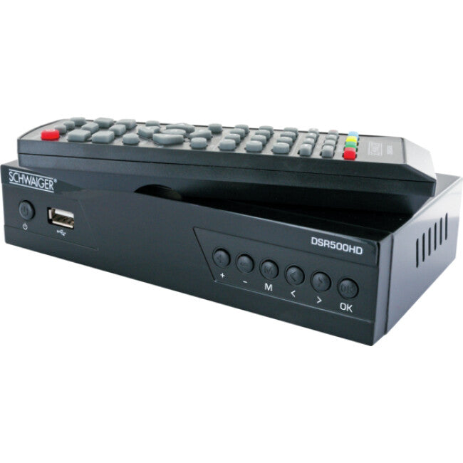 Schwaiger DSR500HD TV-set toppboxar Kabel Full HD Svart