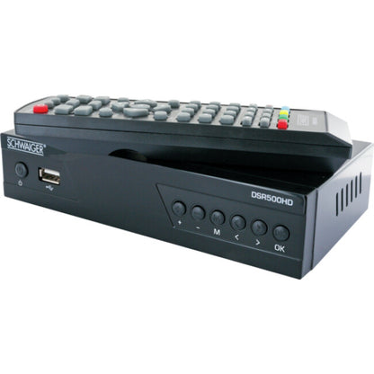Schwaiger DSR500HD TV-set toppboxar Kabel Full HD Svart
