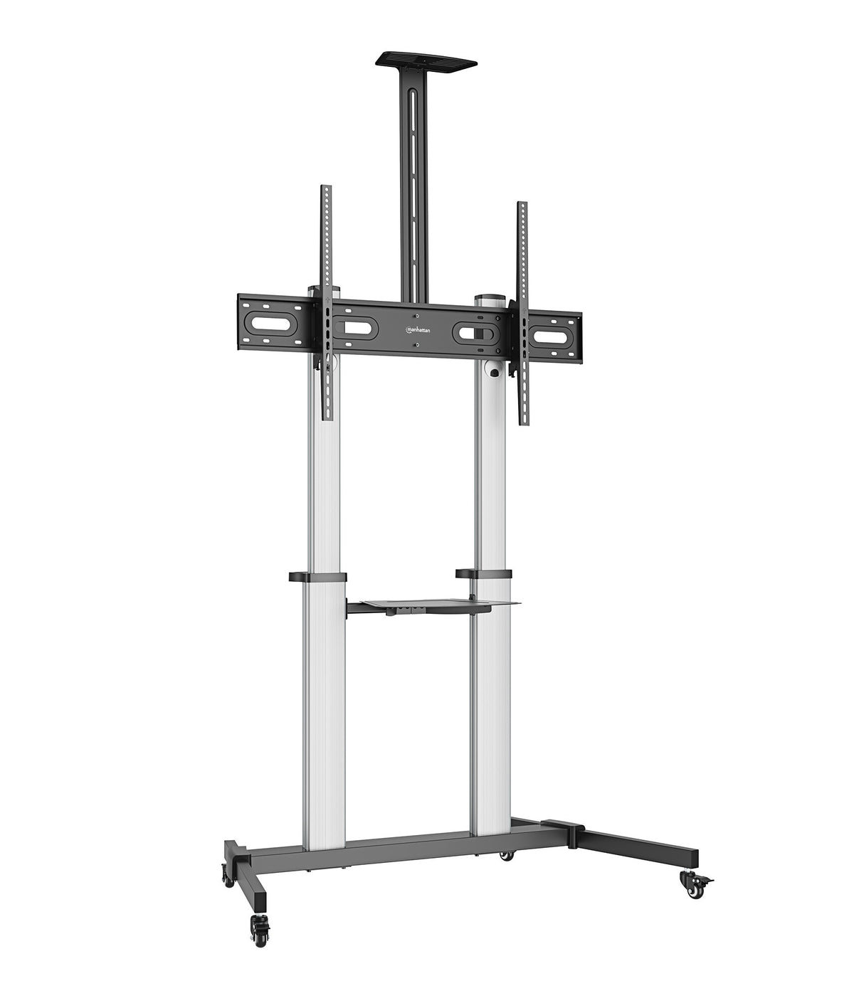 Manhattan 462563 tv-fäste 2,54 m (100") Svart, Silver