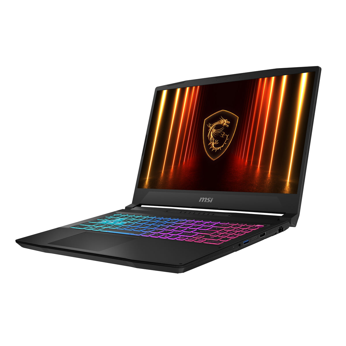 MSI Katana 15 HX B14WGK-058 Intel® Core™ i7 i7-14650HX Bärbar dator 39,6 cm (15.6") Full HD 16 GB DDR5-SDRAM 512 GB SSD NVIDIA GeForce RTX 5070 Wi-Fi 6E (802.11ax) Windows 11 Home Svart