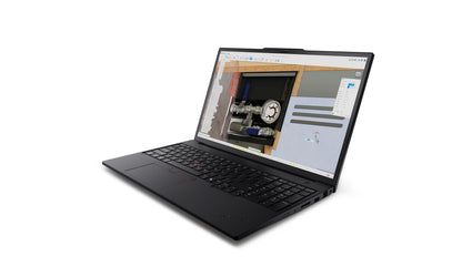 Lenovo ThinkPad P16v Gen 3 (Intel) Intel Core Ultra 7 255H Mobil arbetsstation 40,6 cm (16") WUXGA 32 GB DDR5-SDRAM 1 TB SSD NVIDIA RTX PRO 1000 Blackwell Wi-Fi 7 (802.11be) Windows 11 Pro Nordic Svart