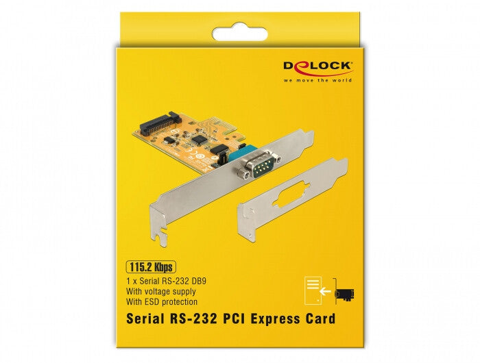 DeLOCK 90293 nätverkskort/adapters Intern RS-232