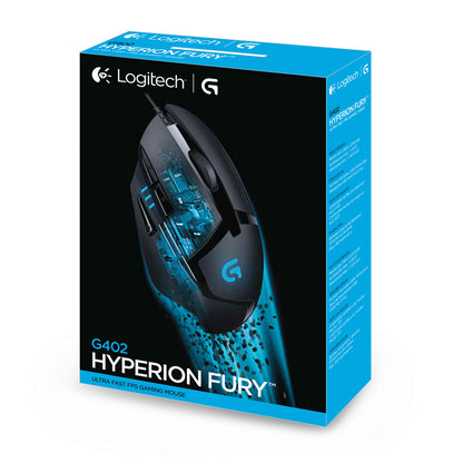 Logitech G G402 Hyperion Fury datormöss Spela högerhand USB Type-A 4000 DPI