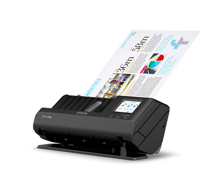 Epson ES-C380W ADF + arkmatad scanner 600 x 600 DPI A4 Svart