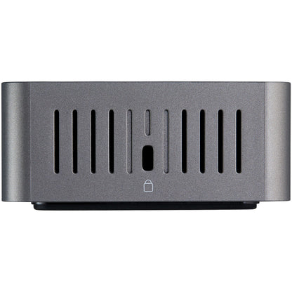 StarTech.com USB-C- och USB-A-dockningsstation - Universal hybriddockningsstation för trippla bildskärmar, DisplayPort och HDMI 4K 60 Hz - 85 W strömförsörjning, 6x USB-hubb, GbE, Ljud - USB 3.1 Gen. 2, 10 Gbit/sek