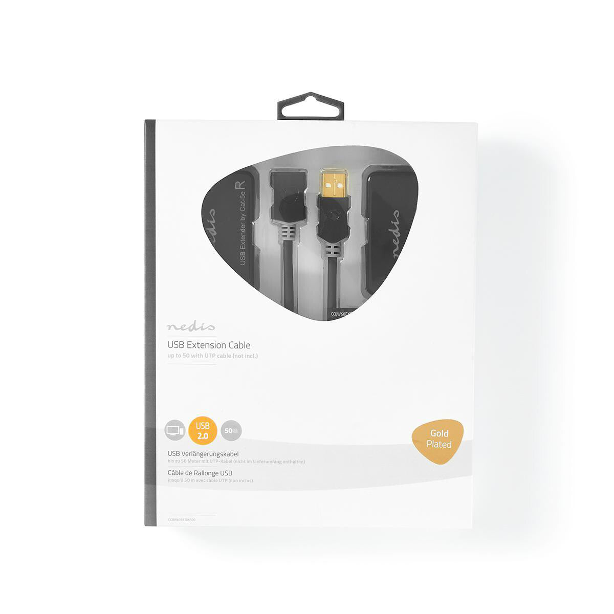 Nedis CCBW60EXTBK500 nätverkskort/adapters