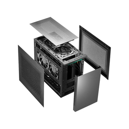 Inter-Tech IM-1 POCKET Micro Tower Svart