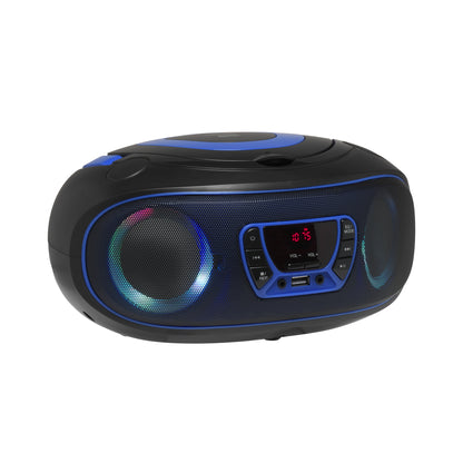 Denver TCL-212BT BLUE Bärbar CD-spelare Svart, Blå
