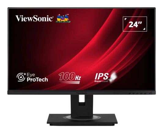 Viewsonic VG Series VG2448A-2 platta pc-skärmar 60,5 cm (23.8") 1920 x 1080 pixlar Full HD LED Svart