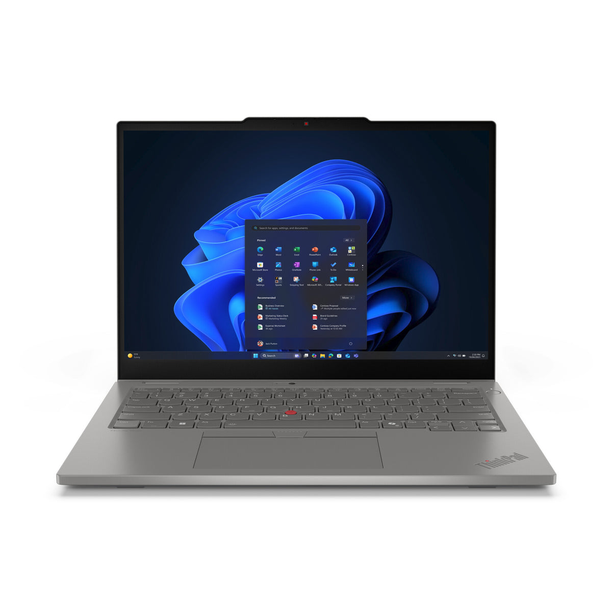 Lenovo ThinkPad L13 2-in-1 Gen 6 (Intel) Intel Core Ultra 5 225U Hybrid (2-i-1) 33,8 cm (13.3") Pekskärm WUXGA 16 GB LPDDR5x-SDRAM 512 GB SSD Wi-Fi 6E (802.11ax) Windows 11 Pro tyska Grå