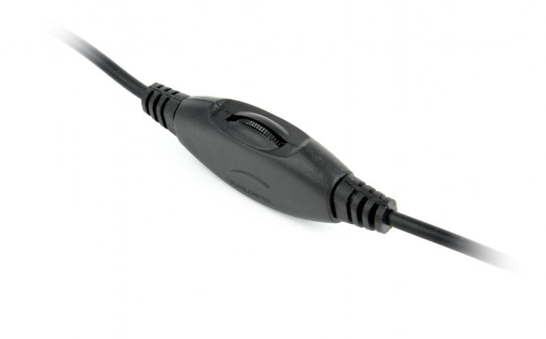 Gembird MHS-001 hörlur och headset Kabel Huvudband Musik Svart