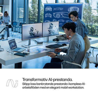 HP ZBook Ultra G1a Copilot+ PC AMD Ryzen AI Max PRO 390 Mobil arbetsstation 35,6 cm (14") Pekskärm 2.8K 64 GB LPDDR5x-SDRAM 1 TB SSD Wi-Fi 7 (802.11be) Windows 11 Pro AI Workstation, AI PC Silver