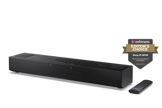 Sharp HT-SB700 soundbar-högtalare Svart 2.0.2 kanaler 140 W