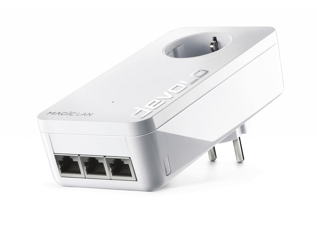 Devolo Magic 2 LAN triple 2400 Mbit/s Nätverksansluten (Ethernet) Vit 1 styck