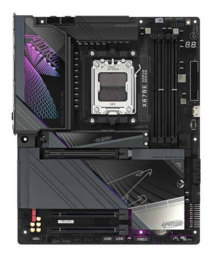 GIGABYTE X870E AORUS MASTER moderkort AMD X870 AM5-sockel ATX
