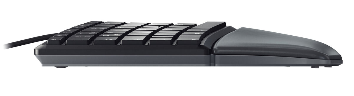 CHERRY KC 4500 ERGO tangentbord Universal USB QWERTY Engelska (Storbritannien) Svart