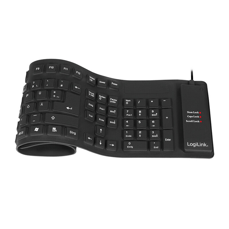 2Direct ID0019 tangentbord Universal USB QWERTZ tyska Svart