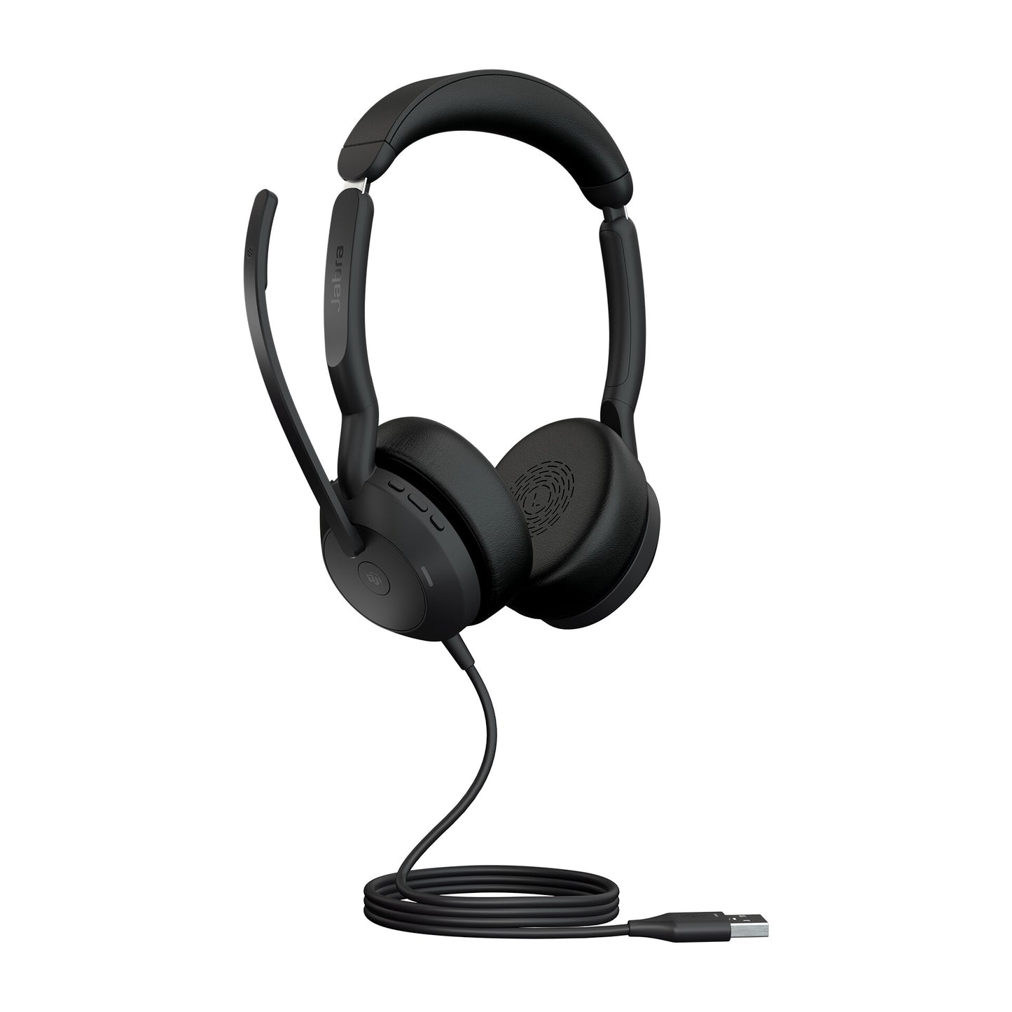 Jabra Evolve2 50 Headset Kabel & Trådlös Huvudband Kontor/callcenter USB Type-A Bluetooth Svart