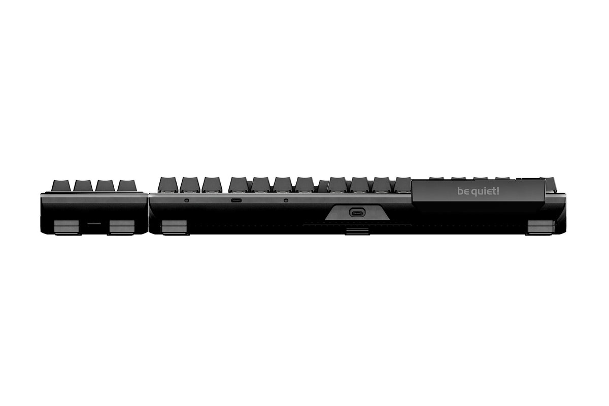 be quiet! Dark Mount Silent Linear DE ISO tangentbord Spela USB QWERTZ tyska Svart