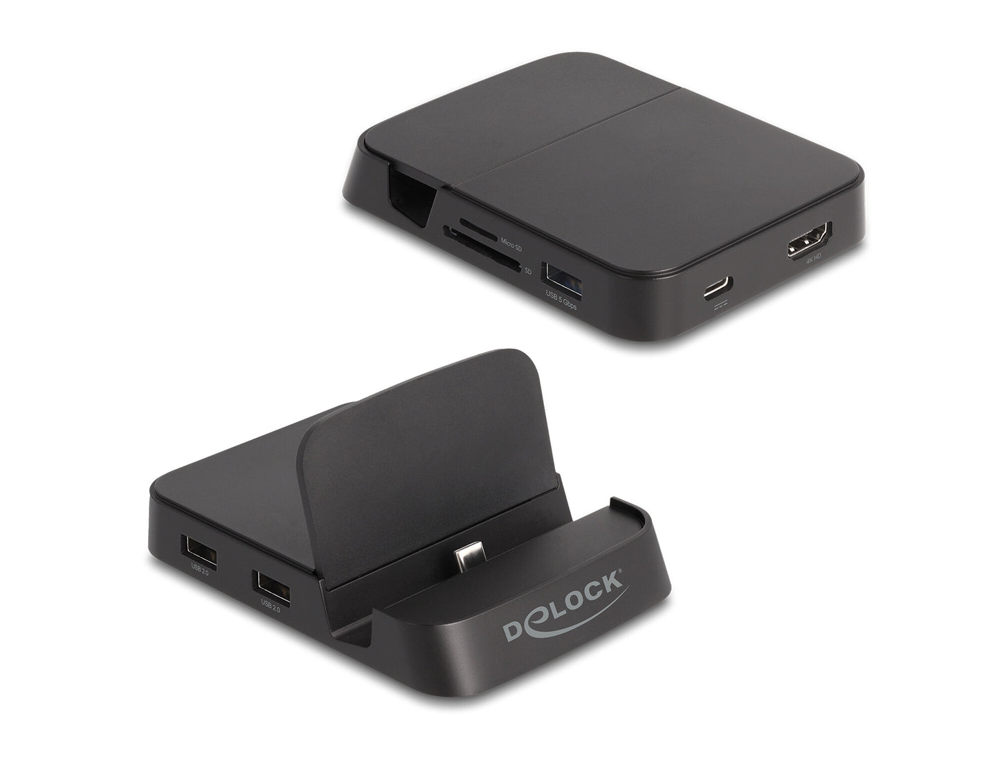 DeLOCK 88018 mobildockningsstationer Smartphone Svart