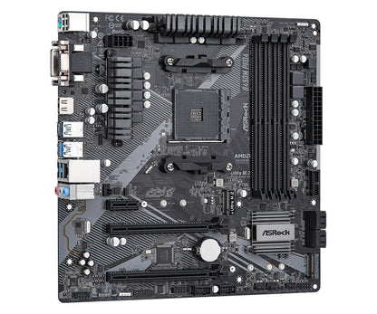 Asrock B450M Pro4 R2.0 AMD B450 Uttag AM4 micro ATX